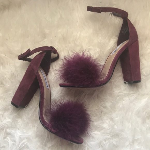 steve madden fluffy heels